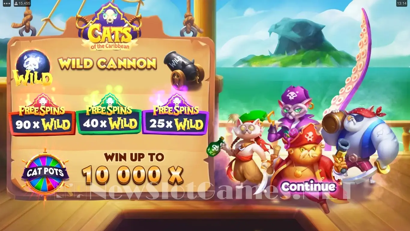 Cats of the Caribbean slot