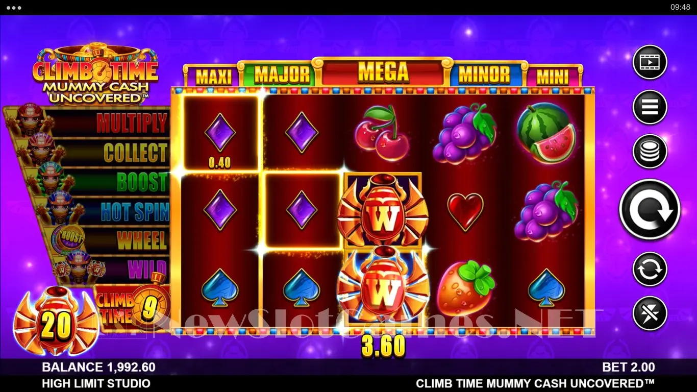 Climb Time Mummy Cash Uncovered slot