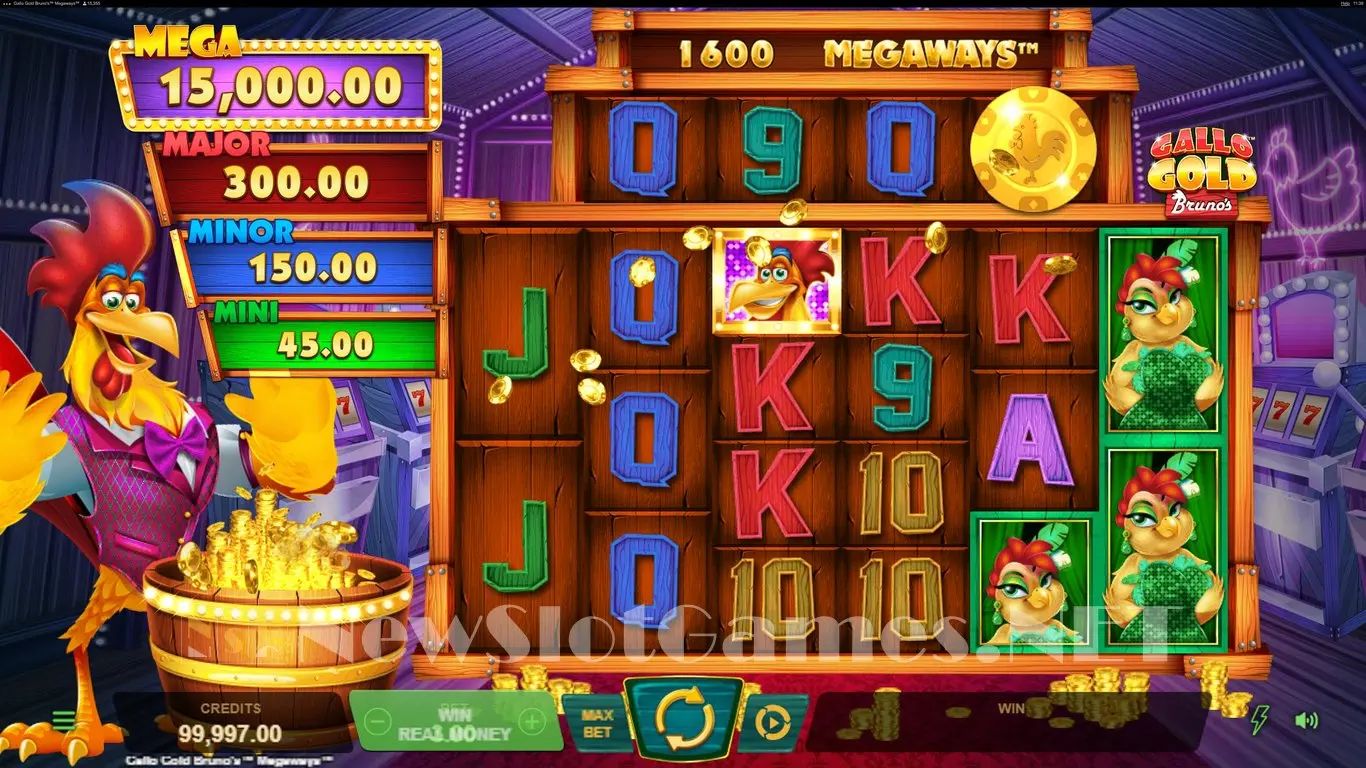 Gallo Gold Brunos Megaways slot