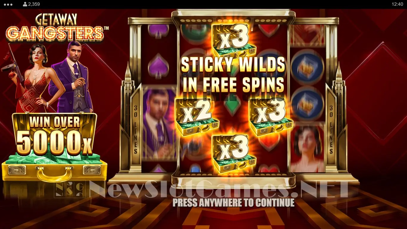 Getaway Gangsters slot