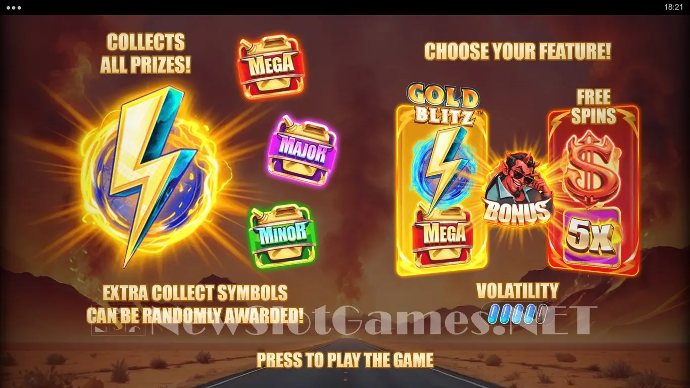 Hellfire Highway Gold Blitz slot