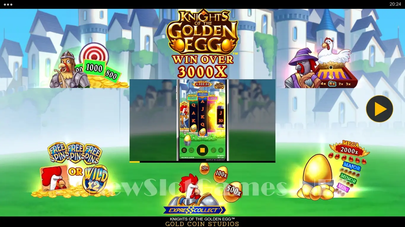 Knights of the Golden Egg slot