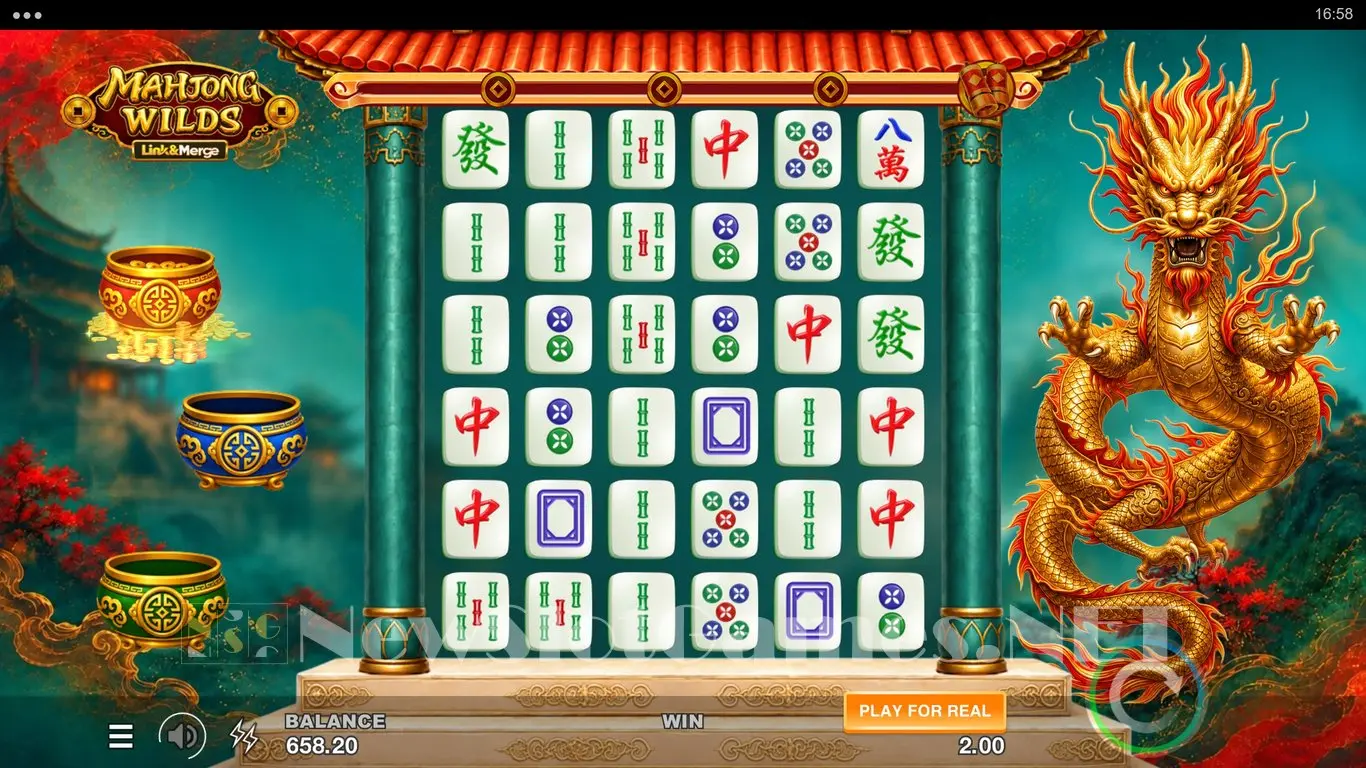 Mahjong Wilds Link&Merge slot