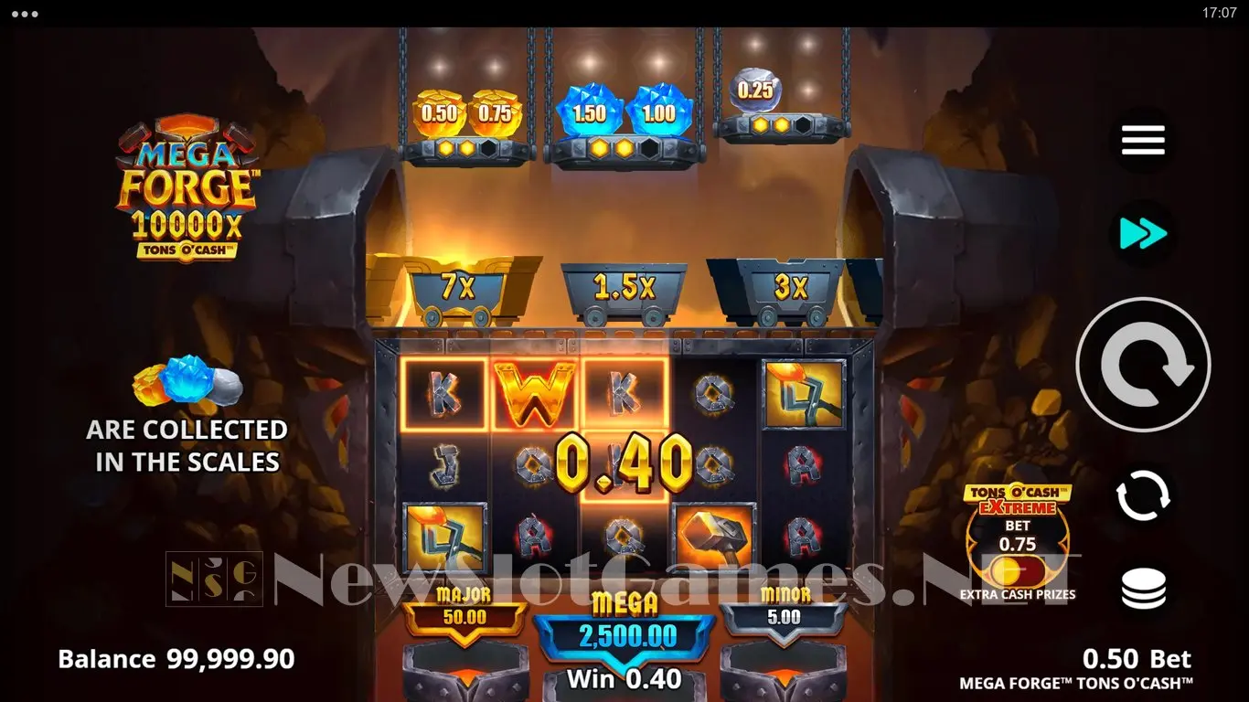 Mega Forge Tons OCash slot