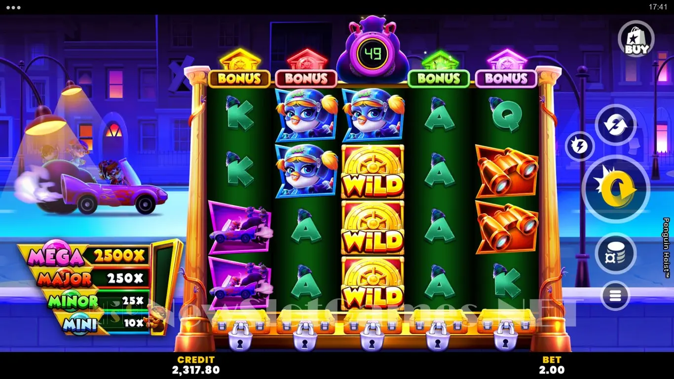 Penguin Heist slot