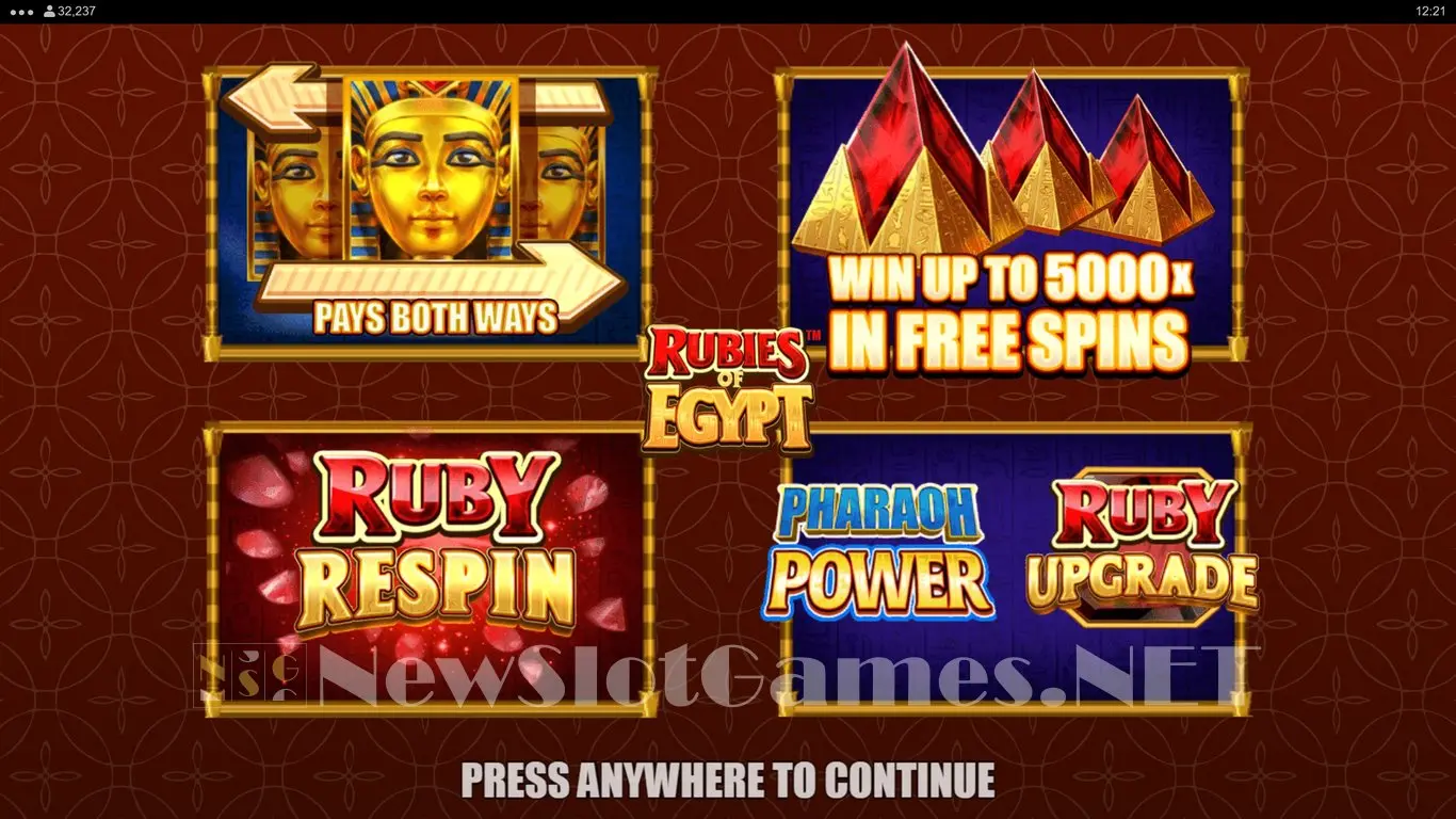 Rubies of Egypt slot