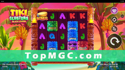 Tiki Clusters Blaze & Boom slot