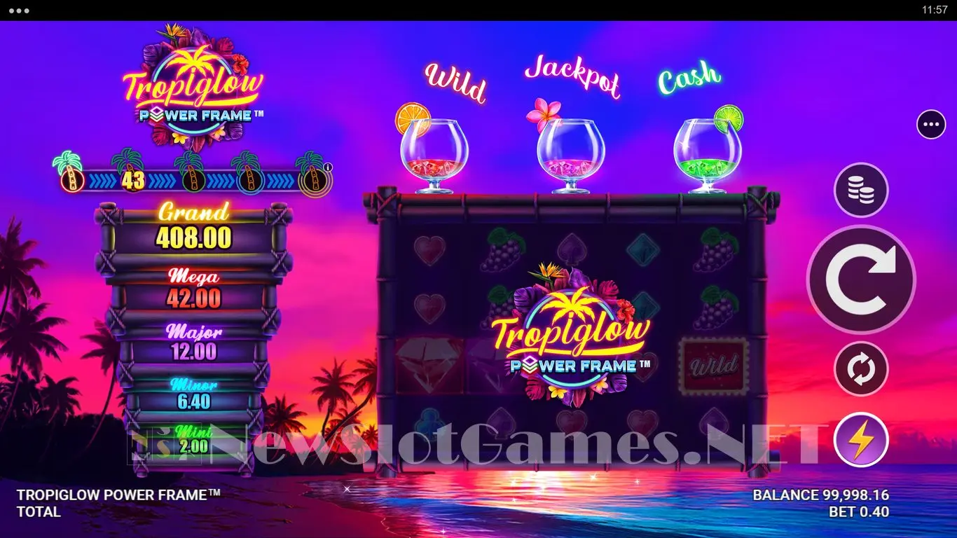 Tropiglow Power Frame slot