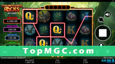 Tyrannosaurus Rocks slot