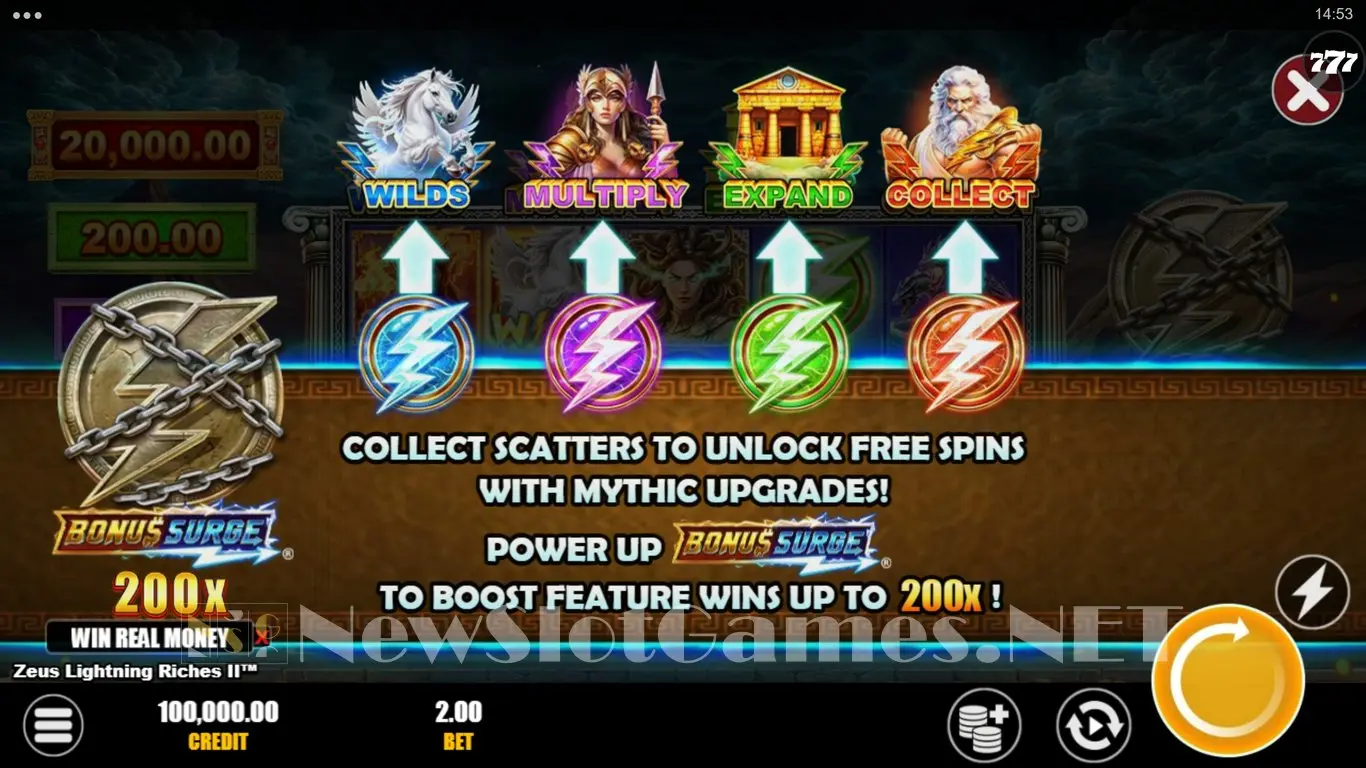 Zeus Lightning Riches 2 slot